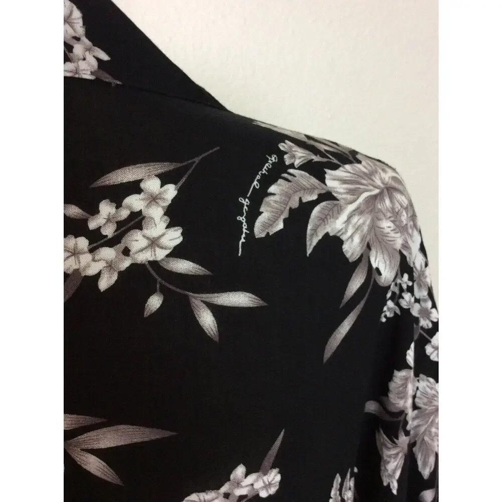 Spiritual Gangster Lingerie Robe Kimono Floral